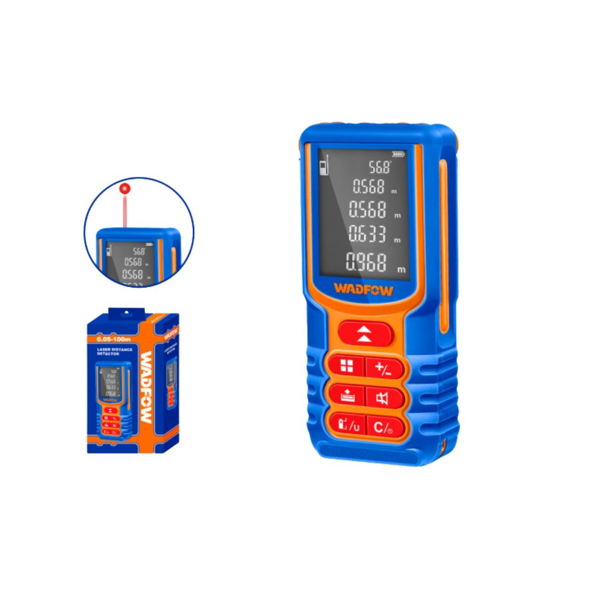 MEDIDOR DE DISTANCIA LASER WADFOW Medidor De Distancia Laser Wadfow