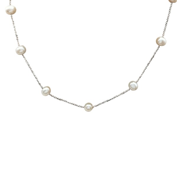 Cadena corbatero de Perlas-Plata 925-Perlas-CD3438 Conperla