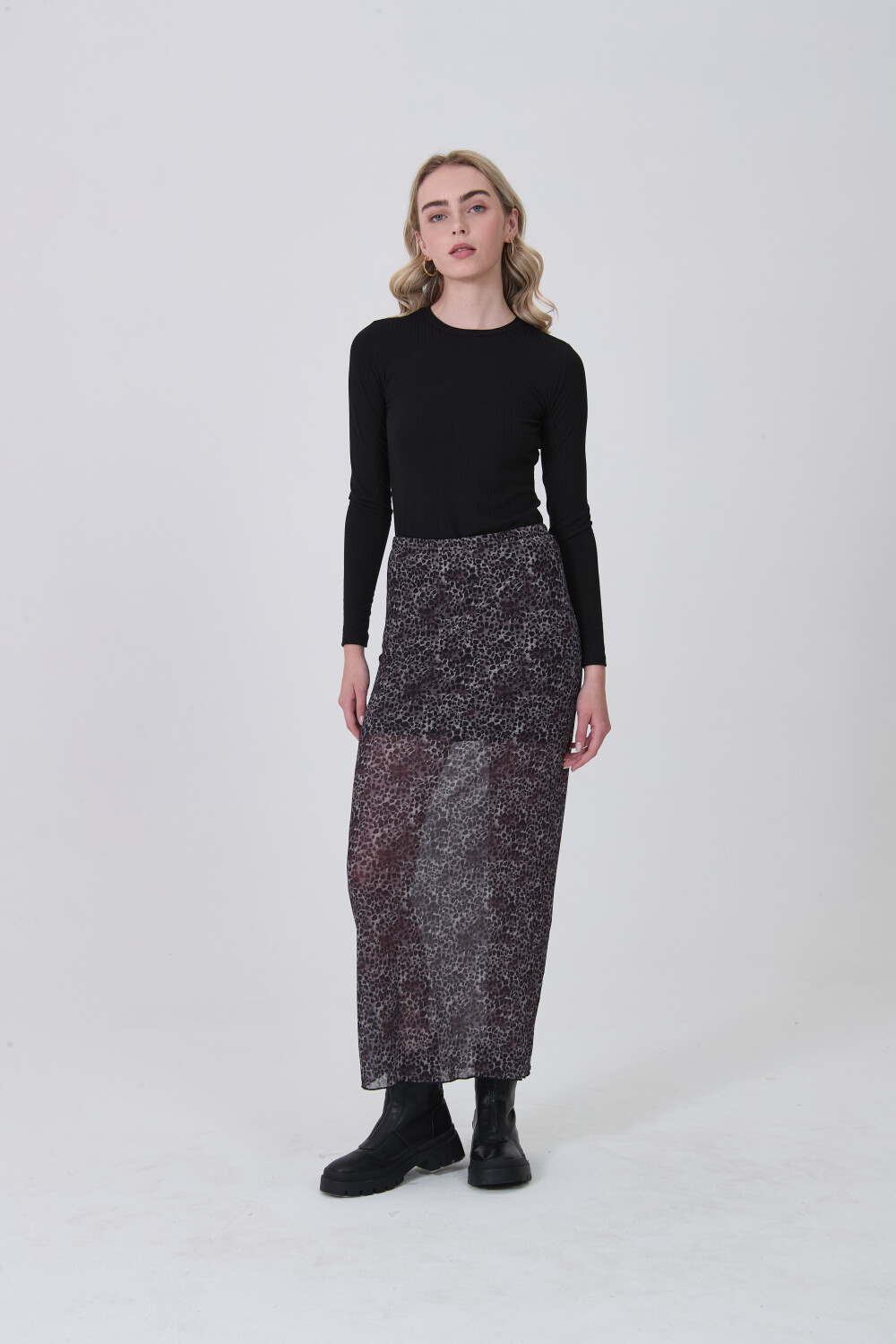 Falda Gazin Estampado 1