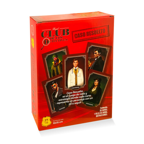 Juego De Mesa Royal Club De Los Detectives 20 Cartas Juego De Mesa Royal Club De Los Detectives 20 Cartas