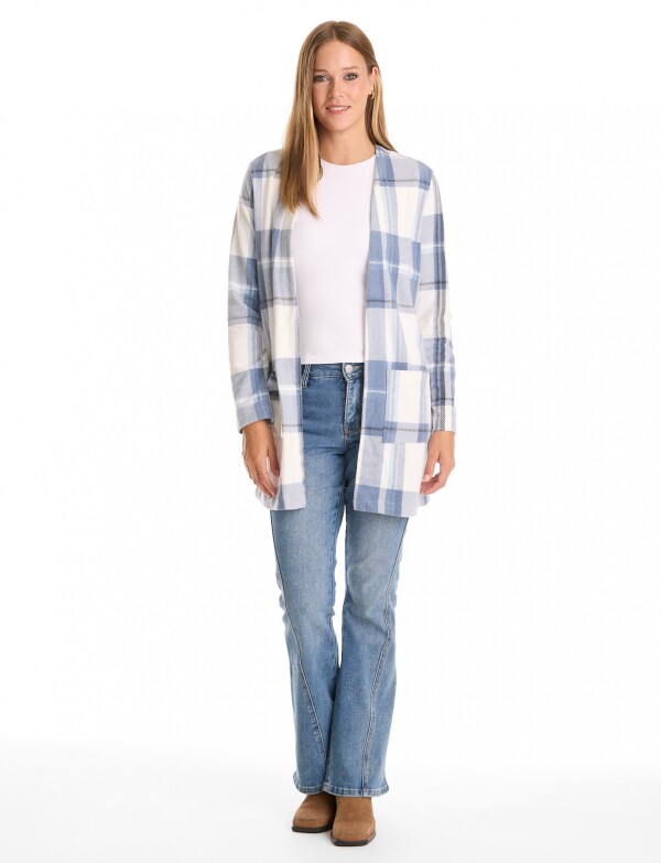 Cardigan Cozy AZUL/MULTI