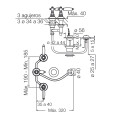 GRIFERÍA DE BIDET BIMANDO MODELO VERMONT LEVER Grifería De Bidet Bimando Modelo Vermont Lever