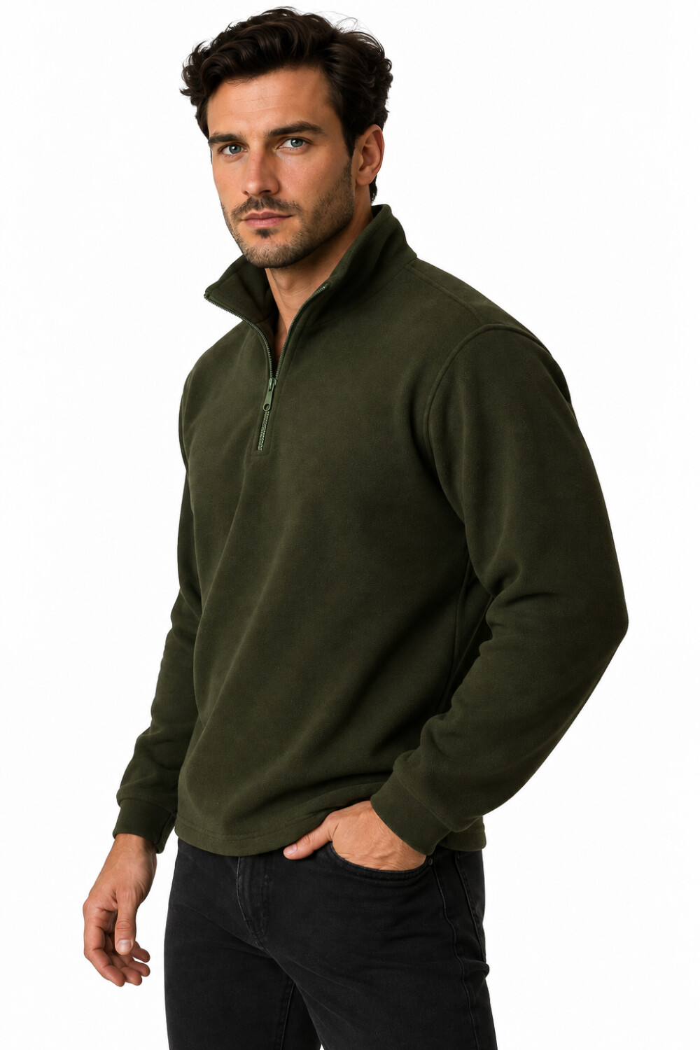 Buzo Cai Verde Militar