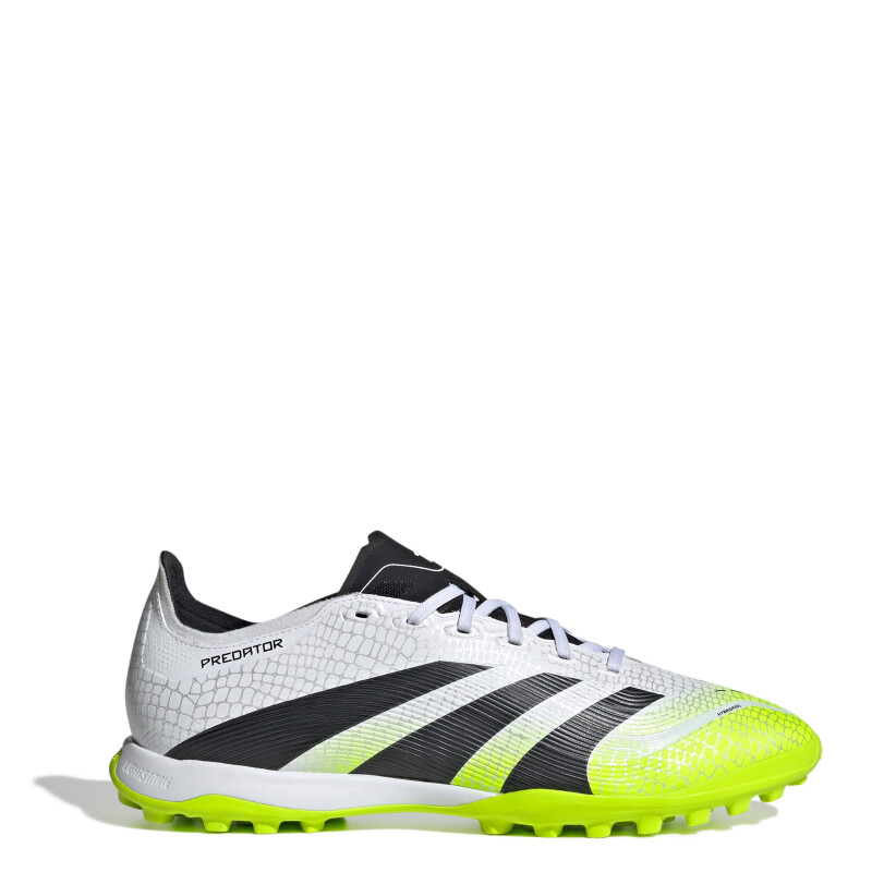Championes de Hombre Adidas Predator League TF Blanco - Negro - Amarillo Limón