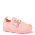 Championes de Niña Bibi Fisioflex C/Velcro Rosado