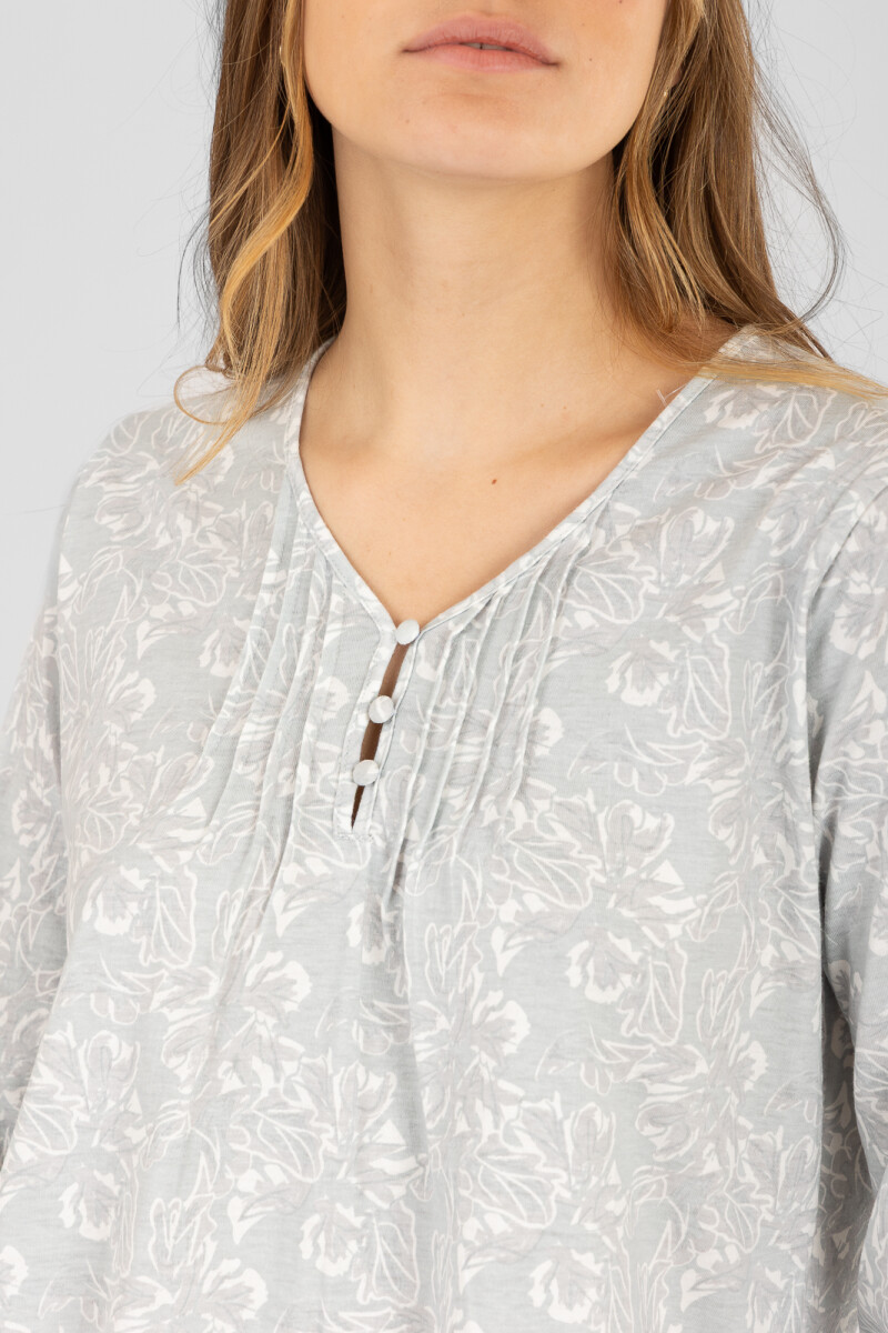 61-1595 camison cuello v Gris