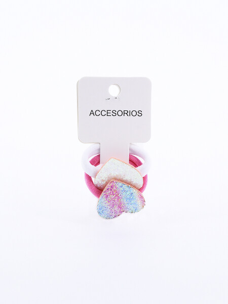 COLEROS CORAZON PACK X 2 ROSADO