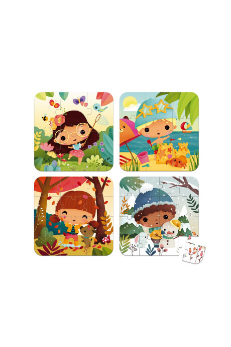 PUZZLE 4 ESTACIONES PUZZLE 4 ESTACIONES