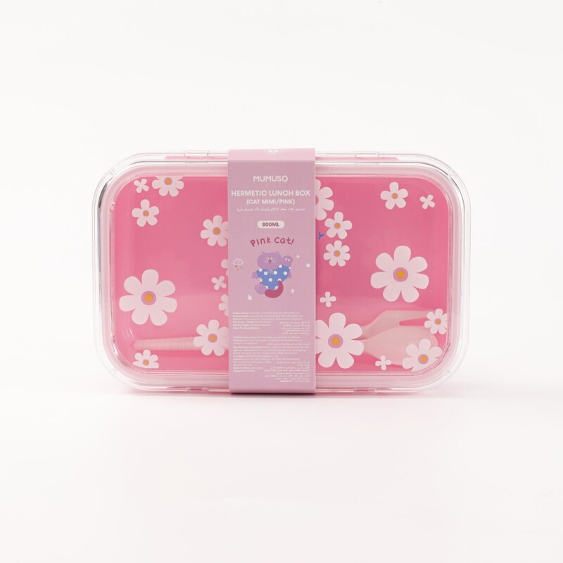 LUNCHERA HERMÉTICA (GATO MIMI / ROSA / 800 ML) LUNCHERA HERMÉTICA (GATO MIMI / ROSA / 800 ML)