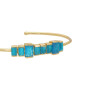Pulsera Karvik Jade negro Plata 925 bañada de oro 18k 0