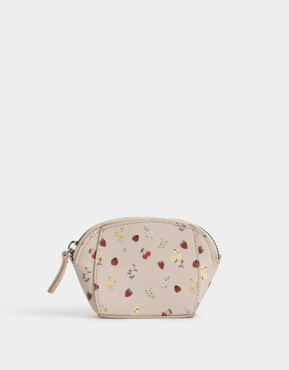 Monedero Cuerina Flores 