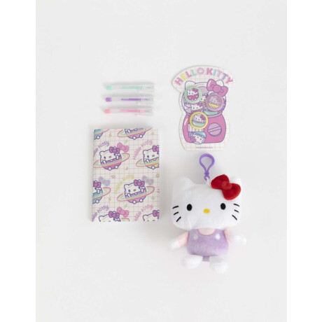 Set De Librería En Cartera ''hello Kitty'' Fucsia Claro