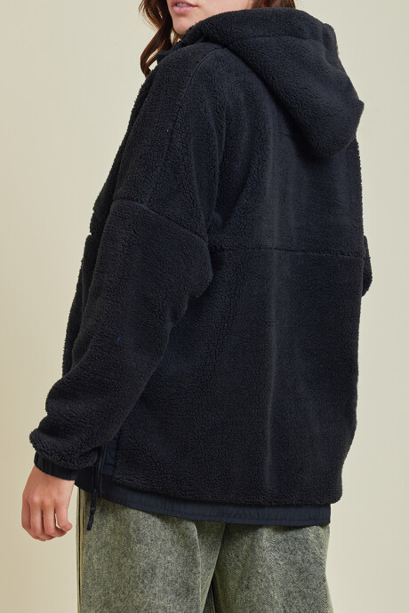 CANGURO S/C MERE ( SHERPA ) RUSTY Negro