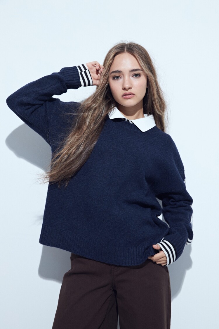 SWEATER CHAROL Azul Marino