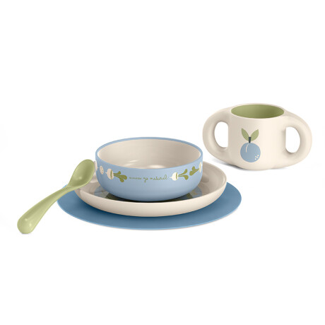 Set Vajilla Go Natural Suavinex Celeste