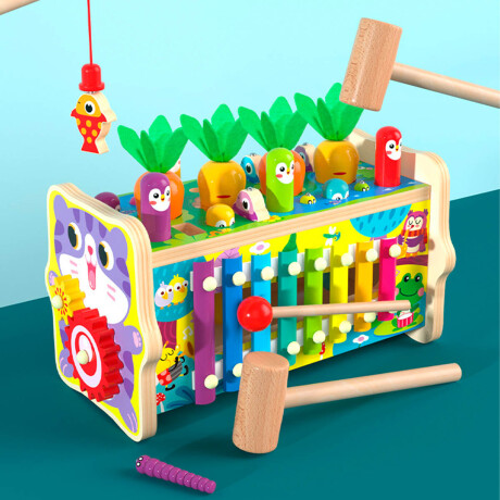 Juego Didáctico Madera Xilófono + Multifunción Niños Jug019009