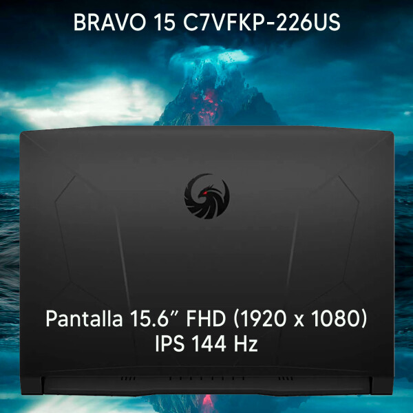 Notebook Msi Bravo Ryzen 9/ 16 Gb Ram/ 1 Tb Ssd/ Rtx 4060 NOTEBOOK MSI BRAVO RYZEN 9/16/1/4060 DF