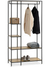 Mueble recibidor TRAPPEDAL roble/negro Mueble recibidor TRAPPEDAL roble/negro