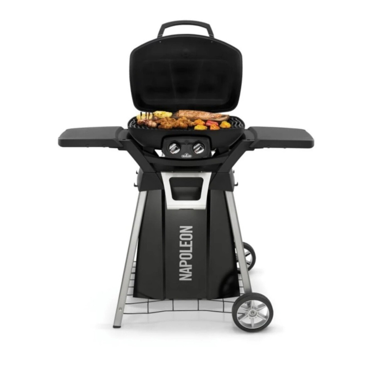 Combo Parrilla Eléctrica Napoleon TravelQ PRO285 + Soporte (Carro) 