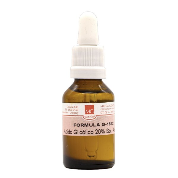Ácido Glicólico 20% solución 30cc Ácido Glicólico 20% solución 30cc