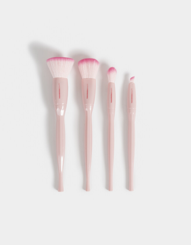 Brochas y Aplicadores It's giving... fresh start Set De Brochas Para Maquillaje - Rosa Claro