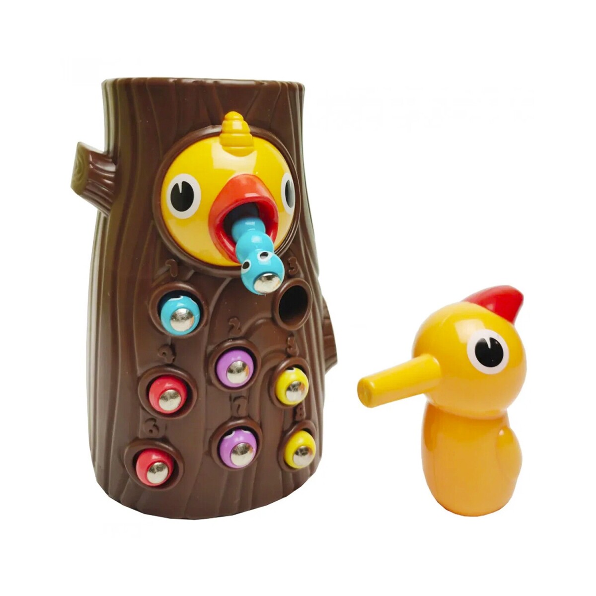 Juego de destreza con imanes Alimenta al Pájaro Bebé - Blanco - Blanco 