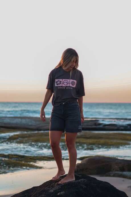 Short Denim Boarder / Negro U