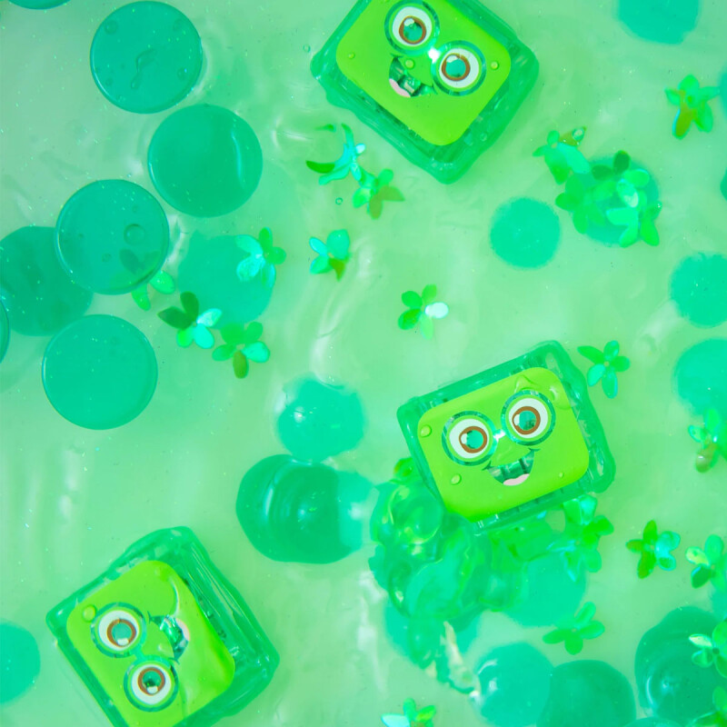 Glo Pals Light Up Cube Set de 4 cubos verde