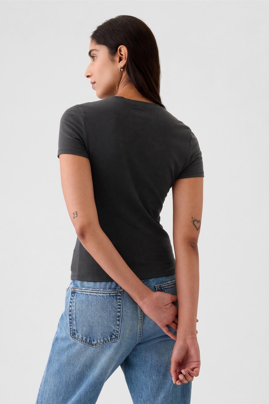 Remera Manga Corta Mujer Black