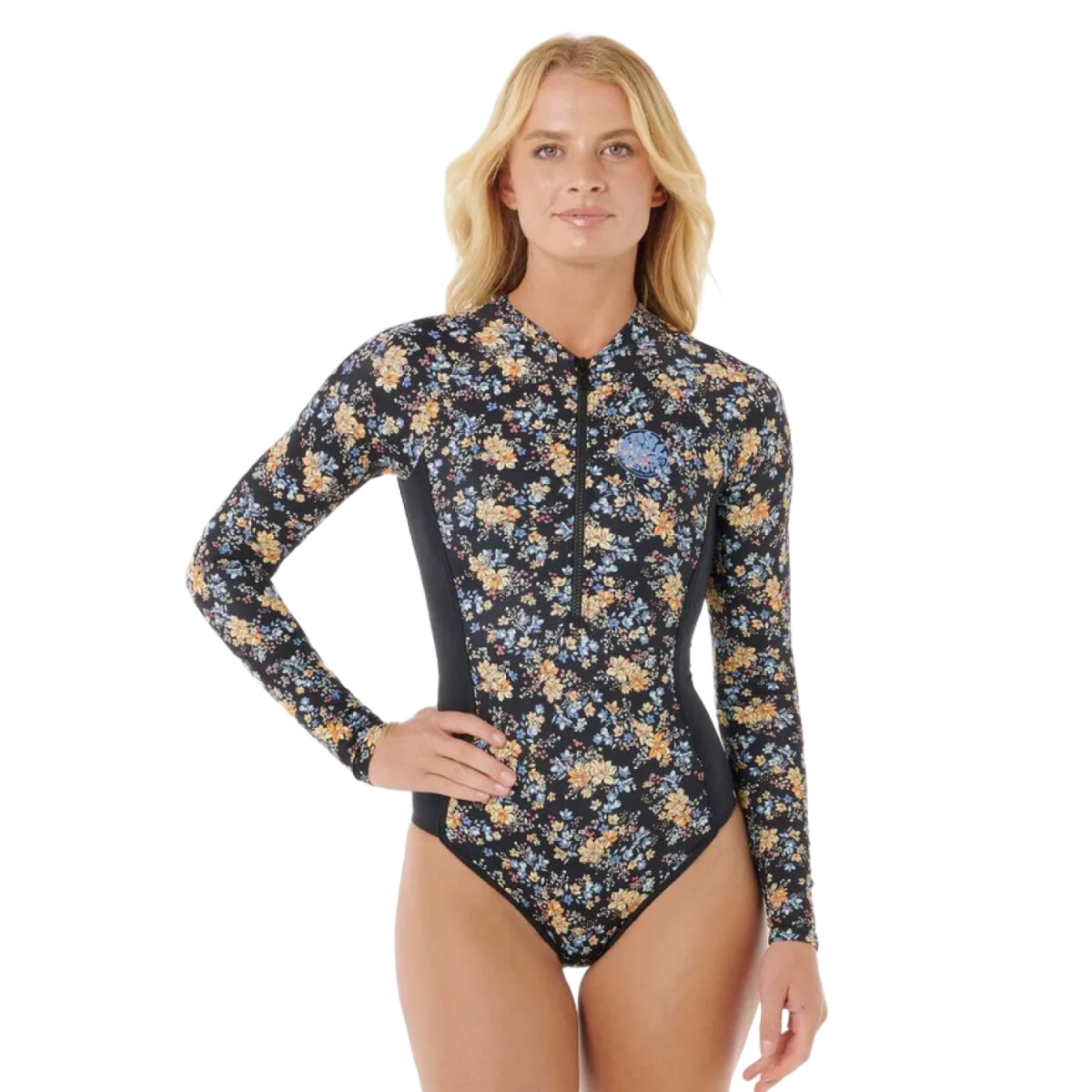 Lycra Rip Curl Pacific Rider Upf Surfsuit - Negro 