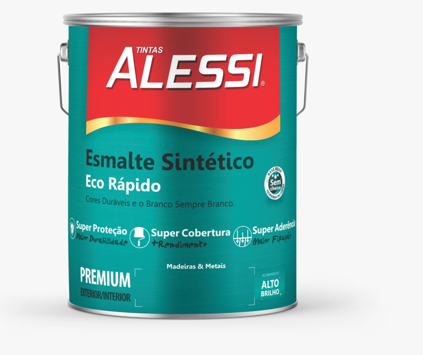 Esmalte Satinado al Agua Blanco 3.6L Alessi 