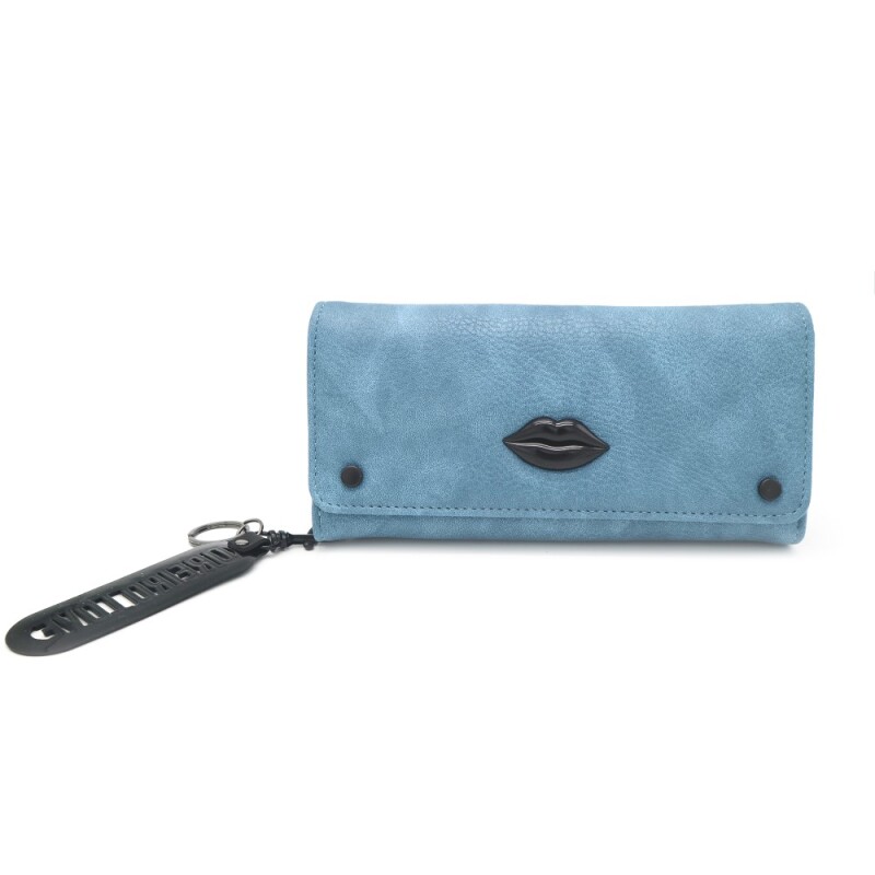 Billetera Las Oreiro Love Azul Jean