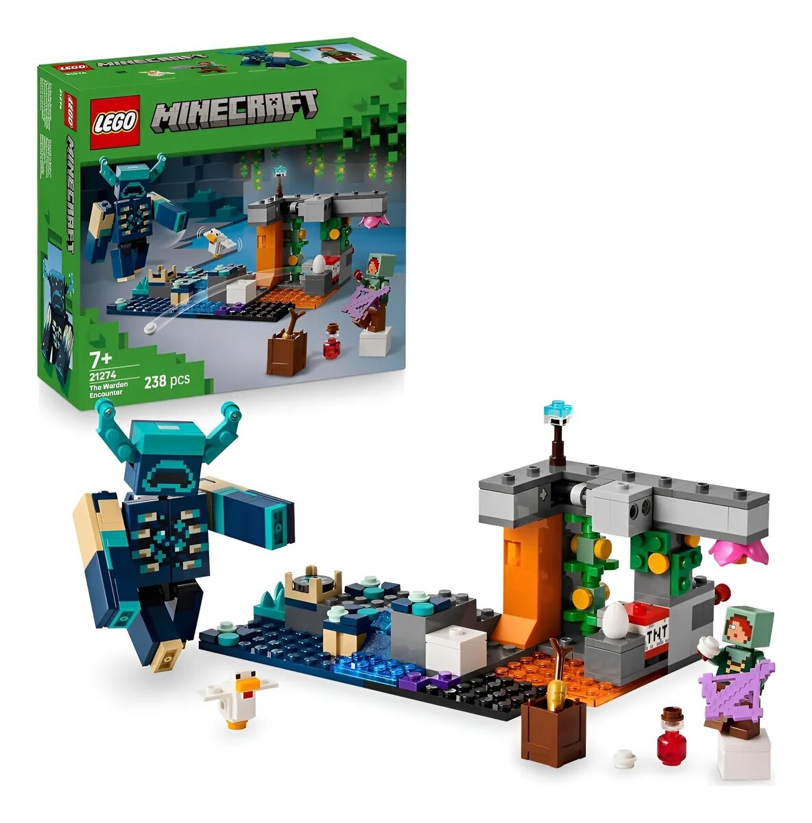 Lego Minecraft Encuentro Guardabosques El Guardian 21274 