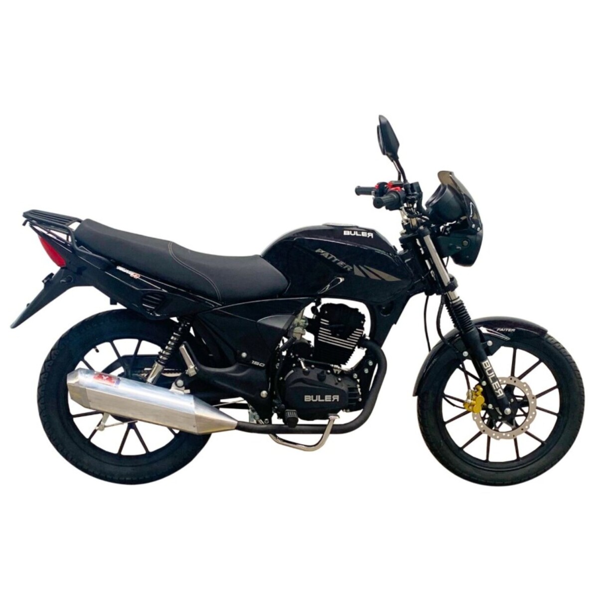 Motocicleta Buler Faiter 150cc - Aleación - Negro VX3 