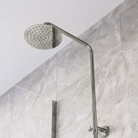 GRIFERIA BARRAL DUCHA EXTERIOR EN BRUSHED NICKEL - SERIE SALEMI 000