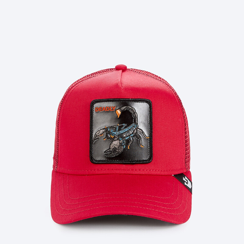Gorra Goorin Bros Trucker Baseball - The Deadly Scorpion Rojo