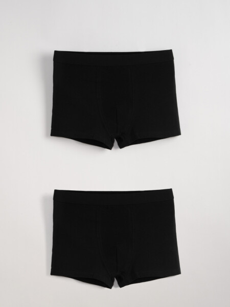 Boxer algodón corto Negro