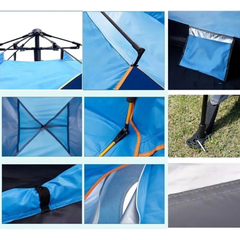 Carpa Automática 4 Personas Sobretecho Y Colchón 2 Plazas Carpa Automática 4 Personas Sobretecho Y Colchón 2 Plazas