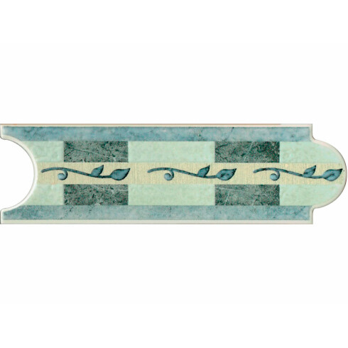 Guarda Con Ramas Azul Y Verde (Sin Fin) De 8X25 Azulmat 000
