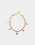 Pulseras Flexibles Con strass Pulsera Flexible Multicharms - Dorado