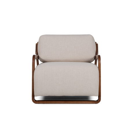 Butaca Vogue Agatha - Tela Rústica Beige (4F)