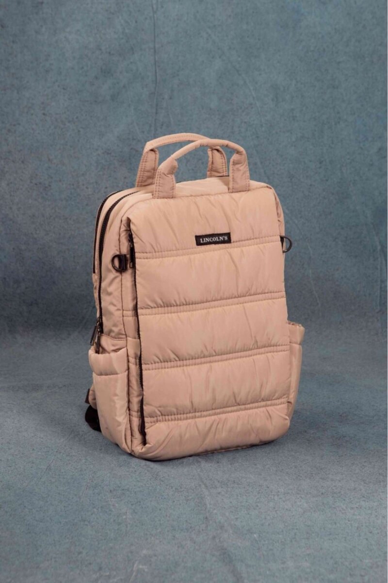 Mochila Capitoneada Petersburgo - Crema 