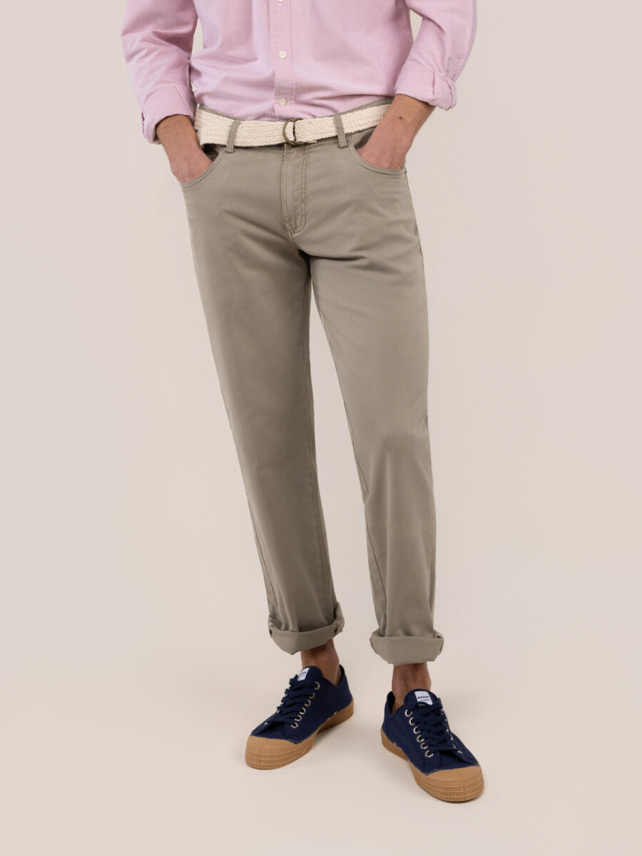Pantalón 5 Bolsillos - Verde 