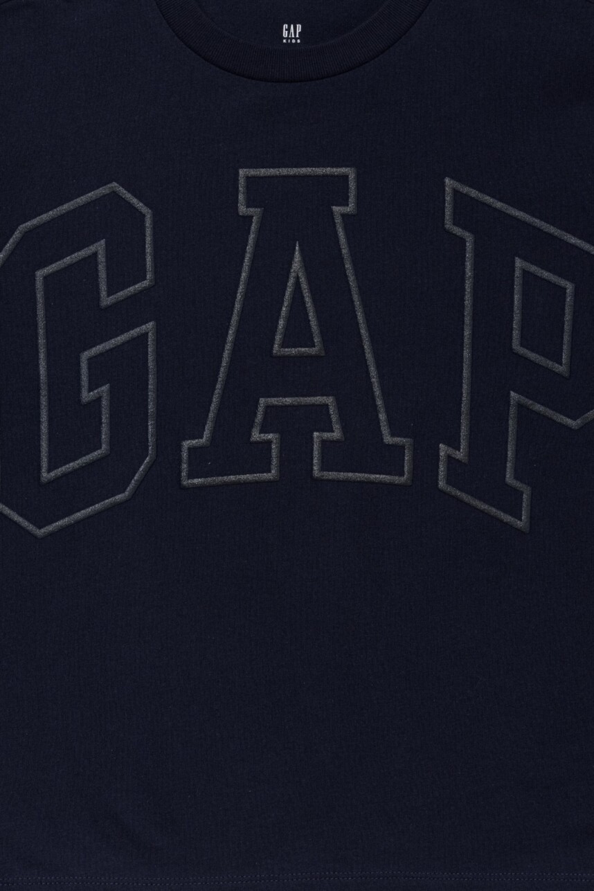 Remera Logo Gap Niño Navy Uniform