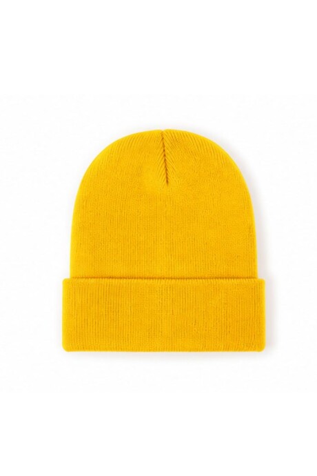 Gorro de lana Mostaza