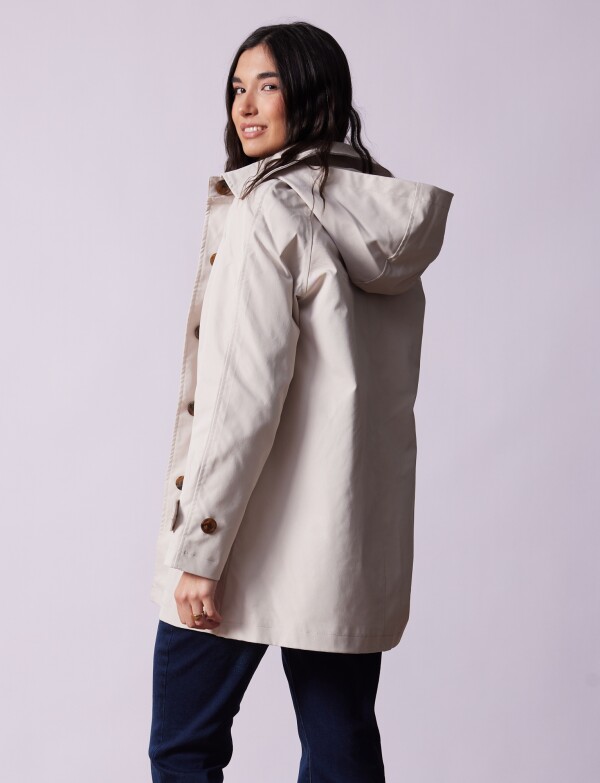Gabardina Impermeable BEIGE CLARO