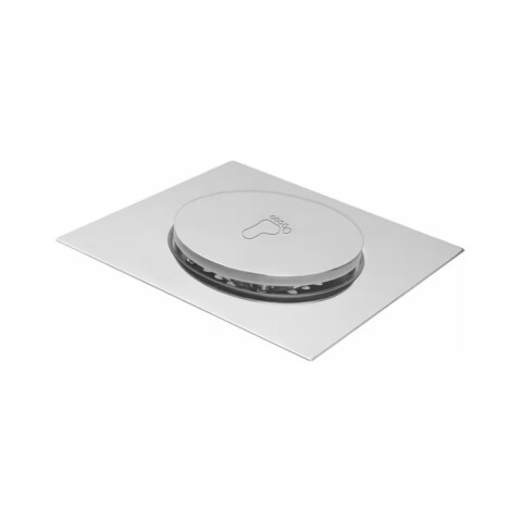 Rejilla piso cromada click clack 10X10 LACHS Rejilla Piso Cromada Click Clack 10x10 Lachs