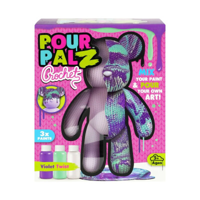 Pour Palz Oso Crochet 22cm Violet Twist