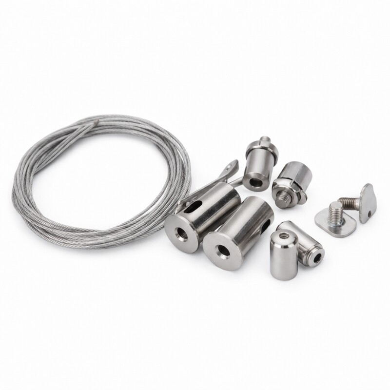 KIT SUSPENSIÓN PARA LINEALES Kit De Lingas De Acero Para Suspender