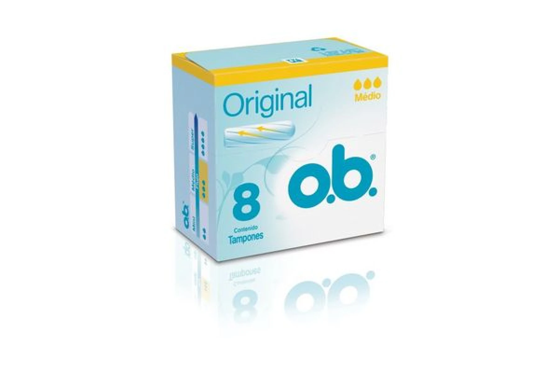 TAMPON O.B. ORIGINAL MEDIO 8 UNIDADES 